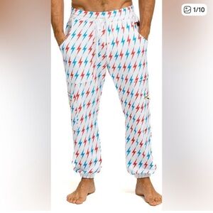 Aviator Nation Bolt Embroidery Cargo Sweats Size M